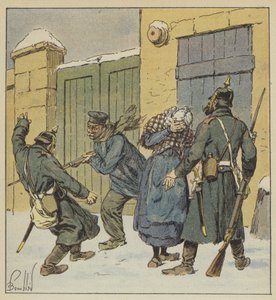 Brutalites prussiennes a Beaugency بواسطة بعد لويس تشارلز بومبل