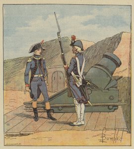 في عام 1787 ، انضم نابليون إلى فوج La Fere