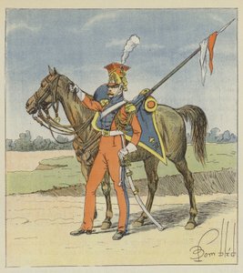 لانسر الهولندية ، لانسر الأحمر من فوج لانسر الثاني التابع لـ Imperial Guard Lancers