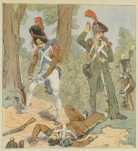 القوات الإيطالية ، Piedmontese Legion ، معركة المشاة ، 1806 ، Italic Legion ، 1800