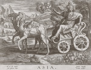 آسيا من القارات الأربع ، حانة. ج 1588-89