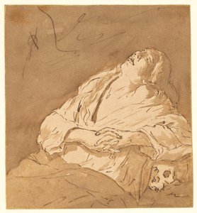 القديسة مريم المجدلية في نشوة بواسطة after Michelangelo Merisi da Caravaggio
