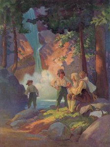رسم توضيحي لـ Rip Van Winkle