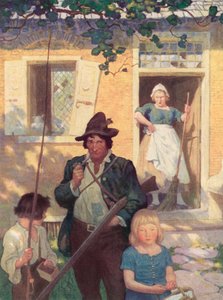 رسم توضيحي لـ Rip Van Winkle