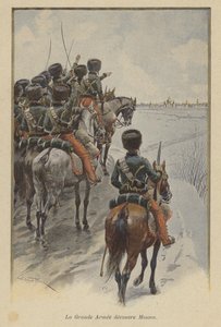 يصل نابليون غراندي أرمي قبل موسكو ، 1812 بواسطة بعد باريس
