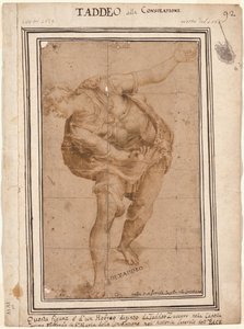 Un Hebreo، from Christ Shown to the People (الصفحة اليمنى) بواسطة بعد Taddeo Zuccaro