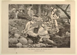 حفلة الصيد ، من مجلة Appletons للأدب والعلوم والفنون ، 2 أكتوبر 1869 ، الملحق بواسطة بعد وينسلو هوميروس
