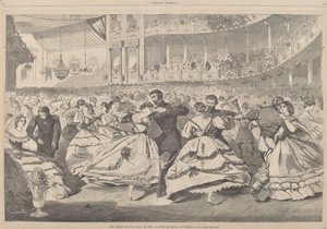 الكرة الروسية العظيمة في أكاديمية الموسيقى ، 5 نوفمبر 1863 بواسطة بعد وينسلو هوميروس