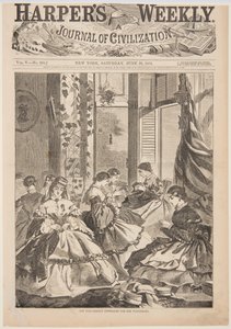 الحرب - صنع هافلوكس للمتطوعين ، من Harper's Weekly ، 29 يونيو 1861 ، ص. 401. بواسطة بعد وينسلو هوميروس