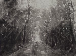 سبحان الله الثاني 2017 ، النقش و aquatint على الورق بواسطة انجوس هامل