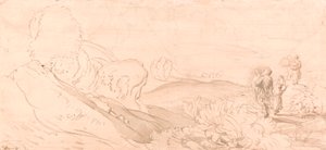 رسم المناظر الطبيعية بواسطة ينسب إلى صموئيل بالمر