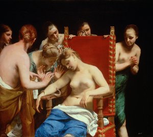 وفاة كليوباترا بواسطة دعا Guido Canlassi Guido Cagnacci