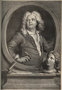 صورة غيوم كوستو (1677-1746) نحات فرنسي - نقش بواسطة لارميسين بعد جيه دي لين بواسطة دي لارميسين