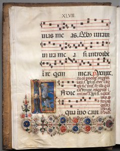 Antiphonary: الأولي ، الملاك بواسطة follower of Girolamo da Cremona