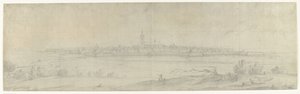 منظر لناردين ، 1672 صور لرسومات الغزو الفرنسي لهولندا عام 1672 بواسطة آدم فرانس فان دير ميولين محفوظة في مصنع جوبيلين (عنوان السلسلة) بواسطة فرير مورو
