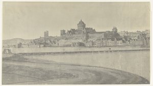 منظر نيميغن ، 1672 صور لرسومات الغزو الفرنسي لهولندا عام 1672 بواسطة آدم فرانس فان دير ميولين محفوظة في مصنع جوبيلين (عنوان السلسلة) بواسطة فرير مورو