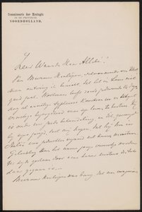 رسالة إلى أغسطس أليبي بواسطة جونخير جيجسبيرت فان تينهوفن