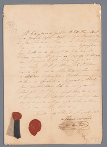 قطعة قماش من التنورة الموحدة لـ J.C.J. فان سبيك مع إرفاق شهادات المنشأ بواسطة جونخير سعادة دي بوير