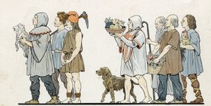 في "فرنسا ، قصته رواها ج. مونتورجيل ، صورة بواسطة جوب" 1896. مجموعة خاصة. بواسطة اسم مستعار لـ Onfray de Breville Jacques Job