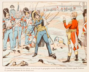 جاك ماري جاستون Onfroy de Breville dit JOB (1858-1931) - A Waterloo Cambronne ضد الإنجليز يطلب منه الذهاب في عام 1815 ، مجموعة خاصة بواسطة اسم مستعار لـ Onfray de Breville Jacques Job
