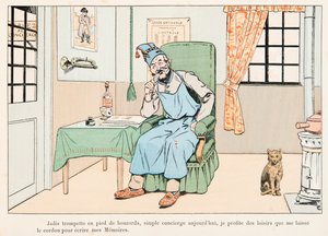 Jacques Marie Gaston Onfroy de Breville dit JOB (1858-1931) - Half Balance Writing Memories, Private Collection بواسطة اسم مستعار لـ Onfray de Breville Jacques Job