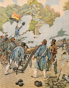 جاك ماري جاستون Onfroy de Breville dit JOB (1858-1931) - تاريخ بلجيكا: يقول جان جوزيف شارلييه (1794-1866) إن الساق الخشبية توجه قطعة مدفعية ضد القوات الهولندية التي تم قتلها في حديقة بروكسل في سبتمبر 1830 ، خاص العقيد بواسطة اسم مستعار لـ Onfray de Breville Jacques Job