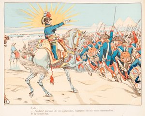جاك ماري جاستون أونفروي دي بريفيل ديت جوب (1858-1931) - نابليون بونابرت في معركة الأهرامات عام 1798 ، مجموعة خاصة