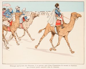 Jacques Marie Gaston Onfroy de Breville dit JOB (1858-1931) - Napoleon Bonaparte on Expedition to Egypt with the Armee and Scientists in 1798, Private Collection