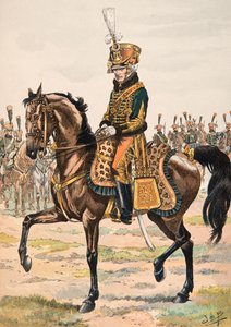 Jacques Marie Gaston Onfroy de Breville dit JOB (1858-1931) - Outfit of French troops at all times: General commanding one of the regiments of Guards of Honour in 1813, Private Collection بواسطة اسم مستعار لـ Onfray de Breville Jacques Job
