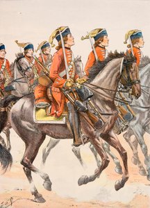 جاك ماري جاستون Onfroy de Breville dit JOB (1858-1931) - زي القوات الفرنسية في جميع الأوقات: Beauffremont Dragons 1759، Private Collection بواسطة اسم مستعار لـ Onfray de Breville Jacques Job