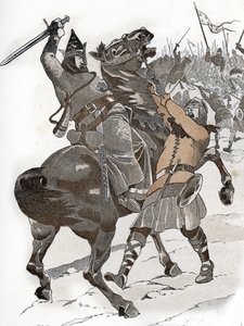 لويس السادس لوجروس في معركة بريميول (1119) "نحن لا نأخذ ملك فرنسا ، لا في الحرب ولا في الشطرنج!" بواسطة اسم مستعار لـ Onfray de Breville Jacques Job