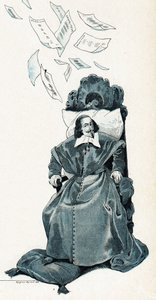 صورة للكاردينال جول مازارين (جوليو ريموندو مازارينو أو مازارينو بواسطة اسم مستعار لـ Onfray de Breville Jacques Job