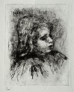 كلود رينوار ، ثلاثة أرباع جهة اليمين بواسطة workshop of Peter Vischer
