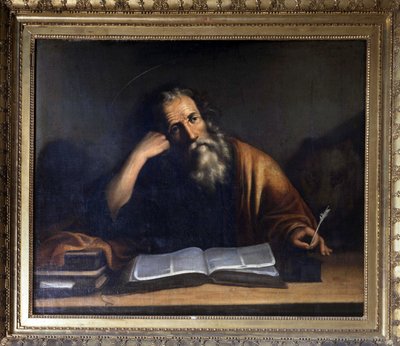 القديس مرقس يكتب الإنجيل - منسوب إلى فيرونيز ، كنيسة لا توربي. بواسطة فيرونيز