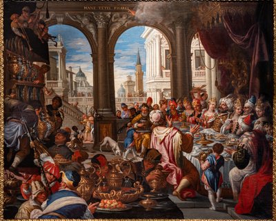 مأدبة بالتازار بواسطة (1528 88) (ورشة عمل) Veronese