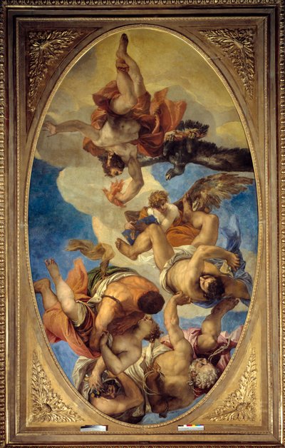كوكب المشتري برق الرذائل لوحة باولو فيرونيز (1528-1588) بواسطة فيرونيز