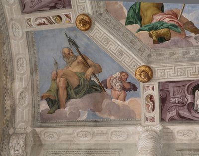 Paolo Caliari المعروف باسم Veronese ، في الهواء الطلق ، فيلا باربارو ، مازر ، إيطاليا بواسطة فيرونيز
