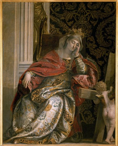 حلم سانت هيلانة (سانت هيلين ، 249-330) par Veronese ، Paolo (1528-1588). زيت على قماش ، الحجم: 166 × 134 ، ج. 1580 ، متاحف الفاتيكان في Viale Vaticano ، روما بواسطة فيرونيز