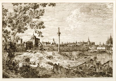 منظر تخيلي لبادوا ، حوالي عام 1740 (نقش) بواسطة كاناليتو