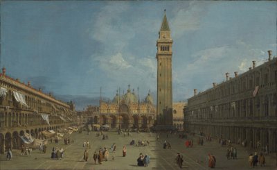 ساحة سان ماركو ، حوالي عام 1730 (زيت على قماش) بواسطة كاناليتو