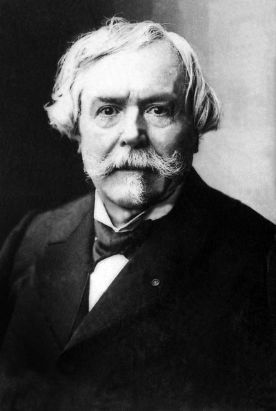 صورة شخصية للكاتب الفرنسي إدموند هووت دي جونكور (1822-1896). تصوير نادار بواسطة نادار