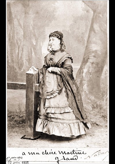صورة لجورج ساند (Aurore Dupin، Baronne Dudevant) (1804-1876) - تصوير نادر بواسطة نادار