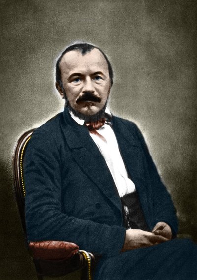 صورة للكاتب الفرنسي جيرار دي نيرفال (1808-1855). بواسطة نادار
