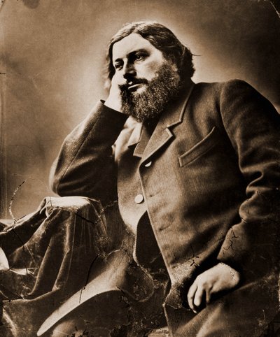 صورة لجوستاف كوربيه ، رسام 1819-1877 بواسطة نادار