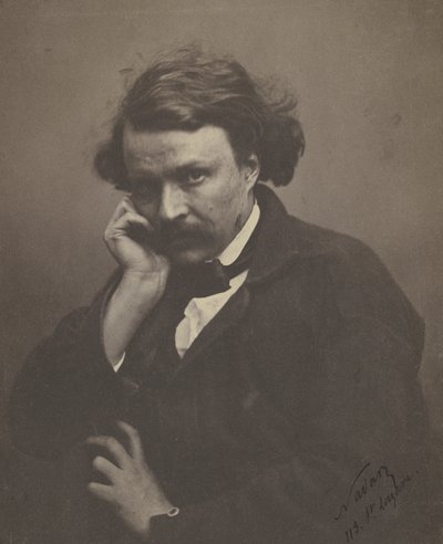 صورة شخصية ، حوالي 1855 (صورة بالأبيض والأسود) بواسطة نادار