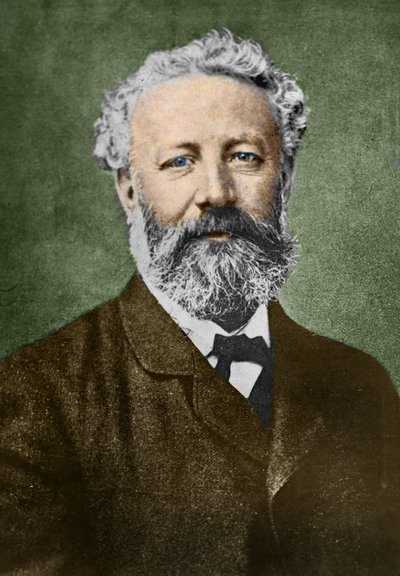 صورة لجول فيرن (1828-1905) ، الكاتب الفرنسي ، بواسطة نادر. بواسطة نادار