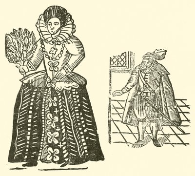 رسم توضيحي لـ Roxburghe Ballads (نقش خشبي) بواسطة (بعد) المدرسة الإنجليزية