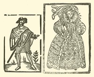 رسم توضيحي لـ Roxburghe Ballads (نقش خشبي) بواسطة (بعد) المدرسة الإنجليزية