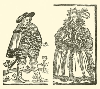 رسم توضيحي لـ Roxburghe Ballads (نقش خشبي) بواسطة (بعد) المدرسة الإنجليزية