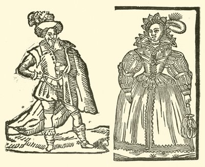 رسم توضيحي لـ Roxburghe Ballads (نقش خشبي) بواسطة (بعد) المدرسة الإنجليزية